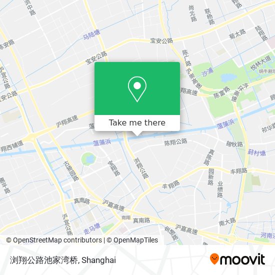 浏翔公路池家湾桥 map