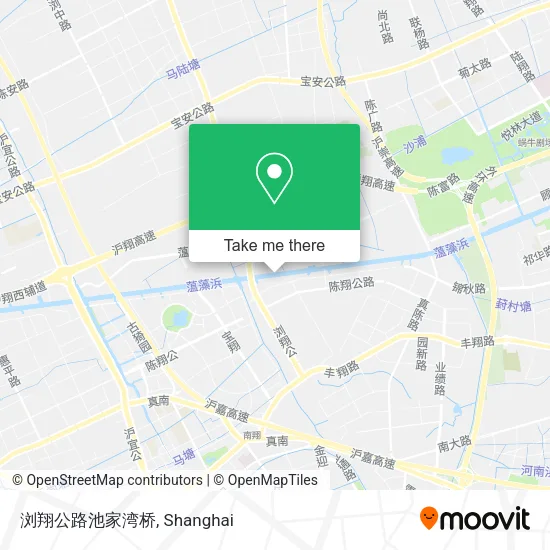 浏翔公路池家湾桥 map