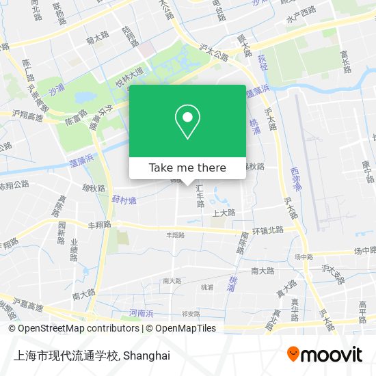 上海市现代流通学校 map