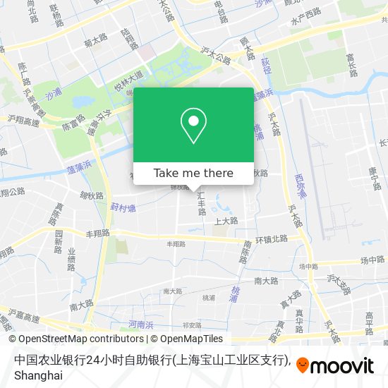 中国农业银行24小时自助银行(上海宝山工业区支行) map