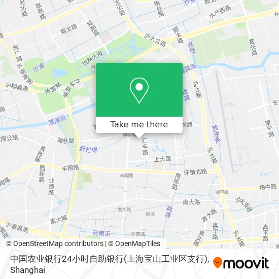 中国农业银行24小时自助银行(上海宝山工业区支行) map