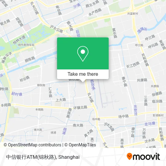 中信银行ATM(锦秋路) map