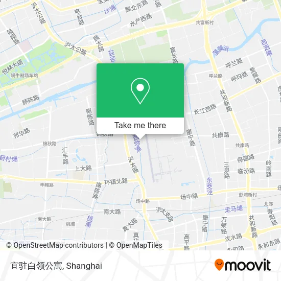 宜驻白领公寓 map