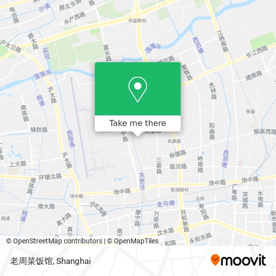 老周菜饭馆 map