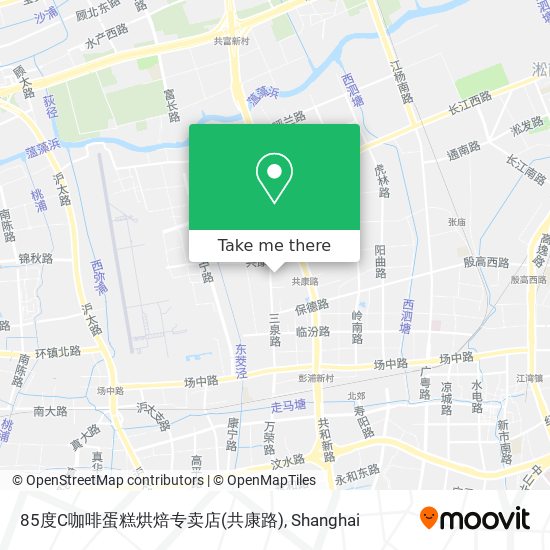 85度C咖啡蛋糕烘焙专卖店(共康路) map