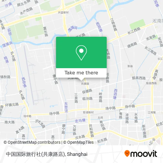 中国国际旅行社(共康路店) map