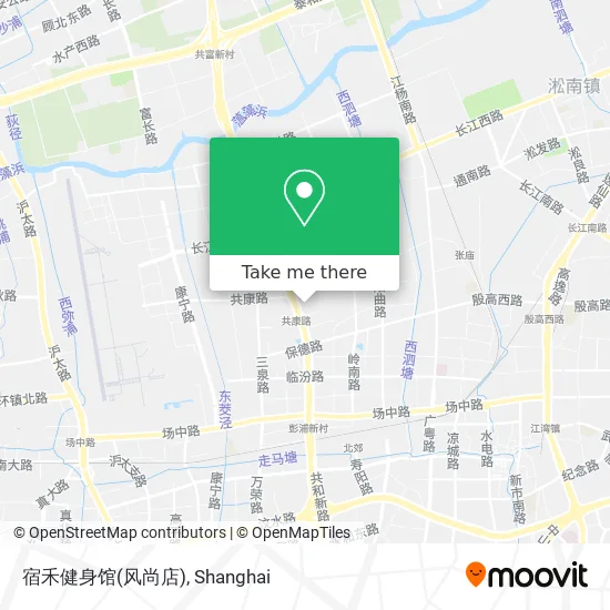 宿禾健身馆(风尚店) map