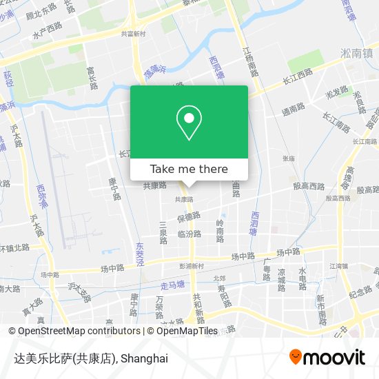 达美乐比萨(共康店) map