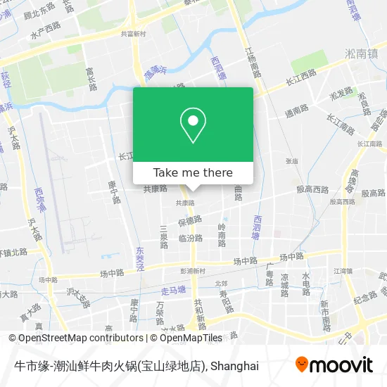 牛市缘-潮汕鲜牛肉火锅(宝山绿地店) map