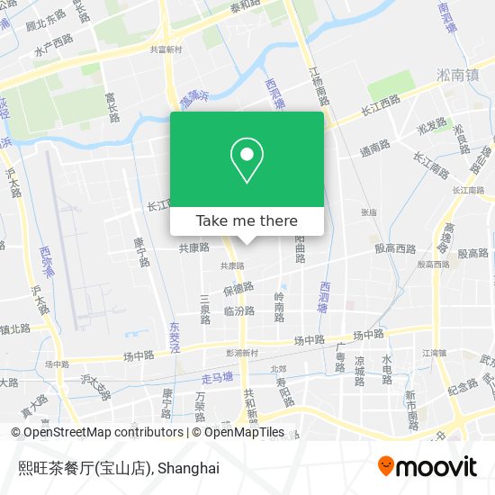 熙旺茶餐厅(宝山店) map