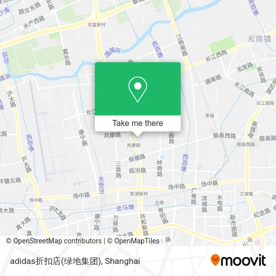 adidas折扣店(绿地集团) map