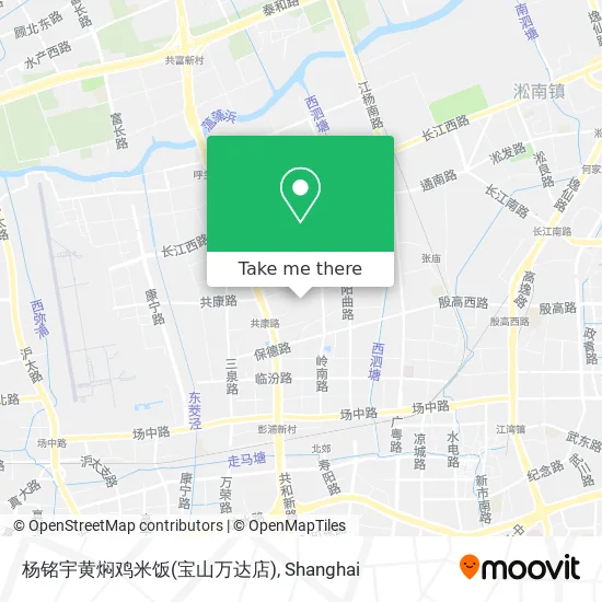 杨铭宇黄焖鸡米饭(宝山万达店) map