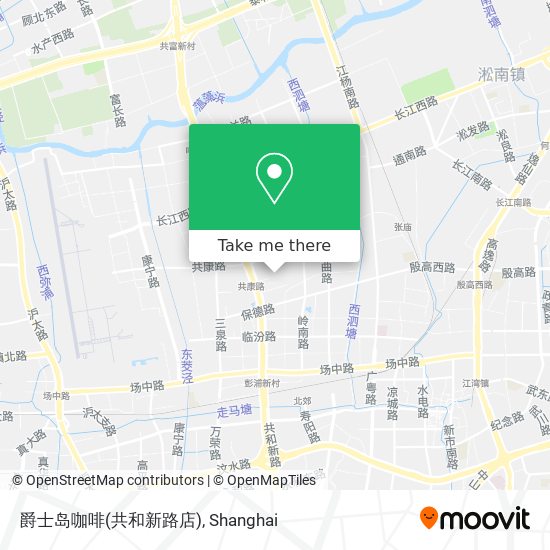 爵士岛咖啡(共和新路店) map