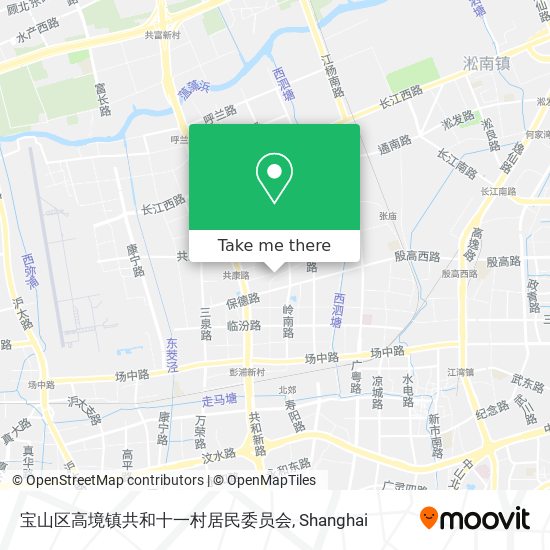 宝山区高境镇共和十一村居民委员会 map