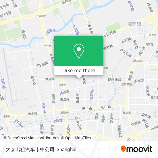 大众出租汽车市中公司 map