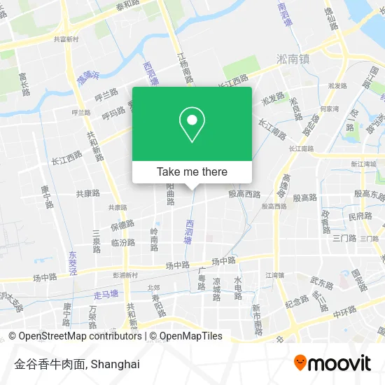 金谷香牛肉面 map