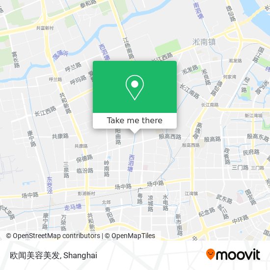 欧闻美容美发 map