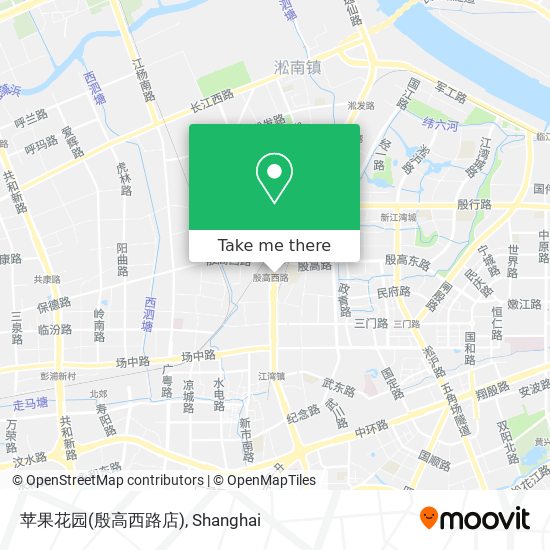 苹果花园(殷高西路店) map