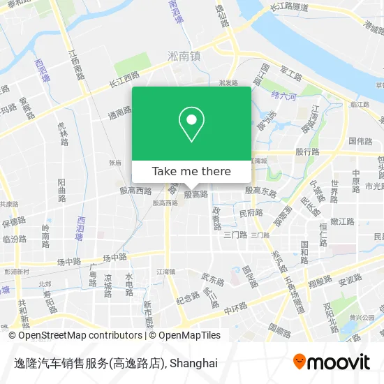 逸隆汽车销售服务(高逸路店) map