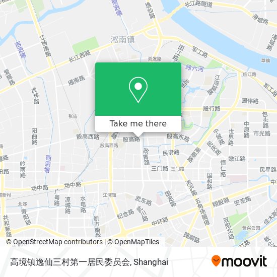 高境镇逸仙三村第一居民委员会 map