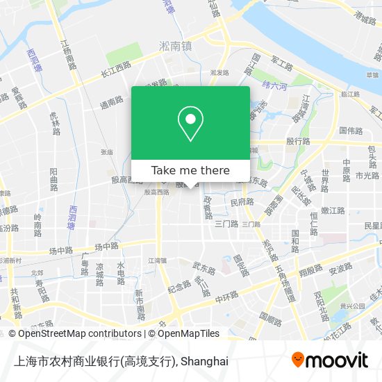 上海市农村商业银行(高境支行) map