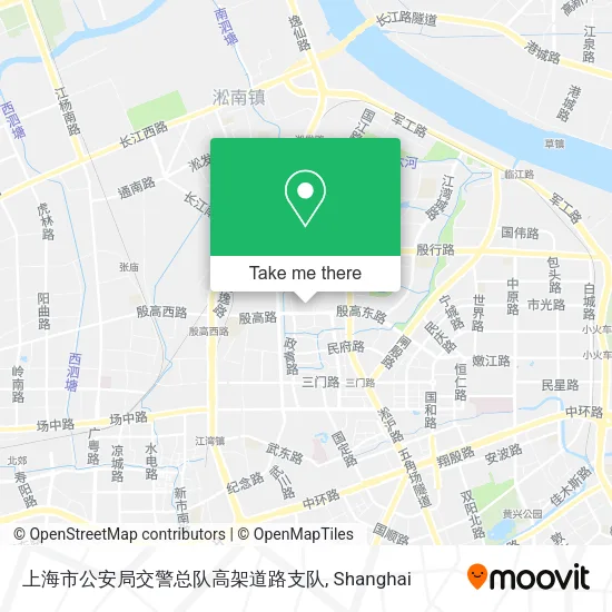 上海市公安局交警总队高架道路支队 map