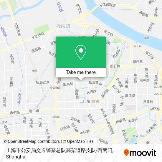 上海市公安局交通警察总队高架道路支队-西南门 map