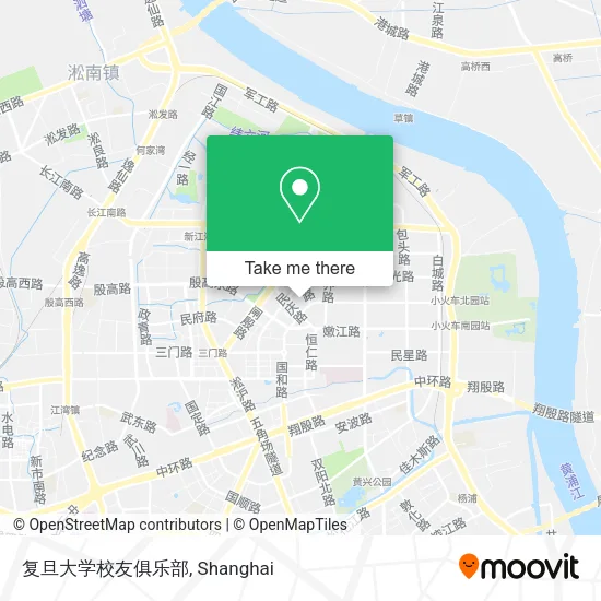 复旦大学校友俱乐部 map