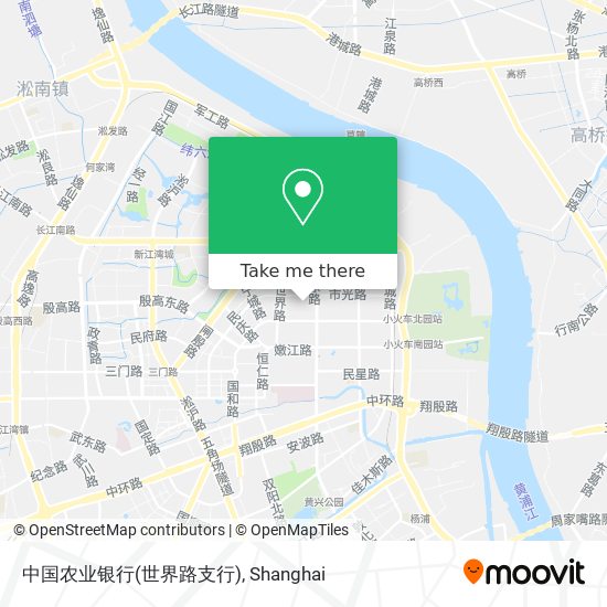 中国农业银行(世界路支行) map