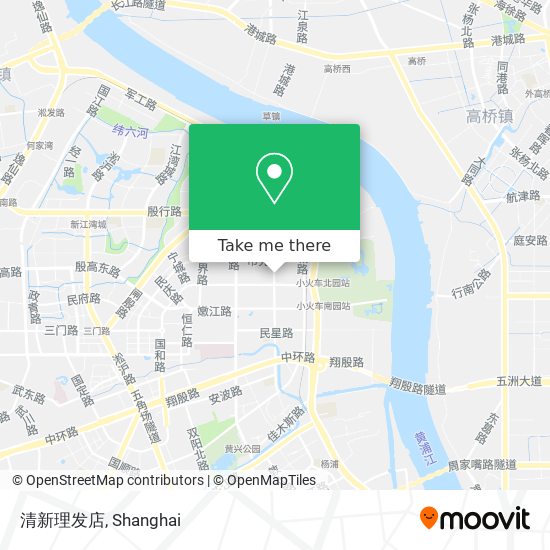 清新理发店 map