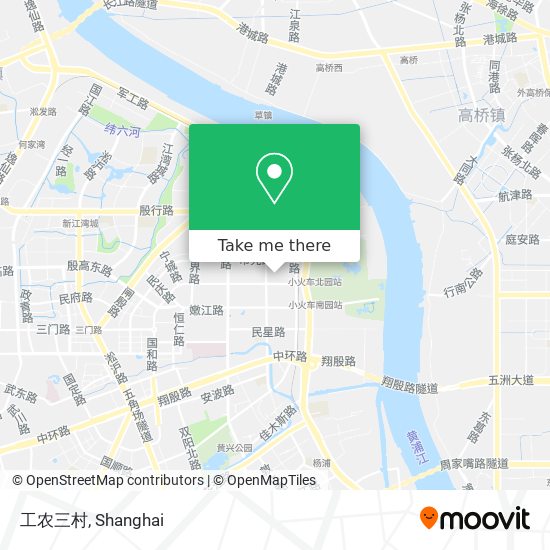 工农三村 map