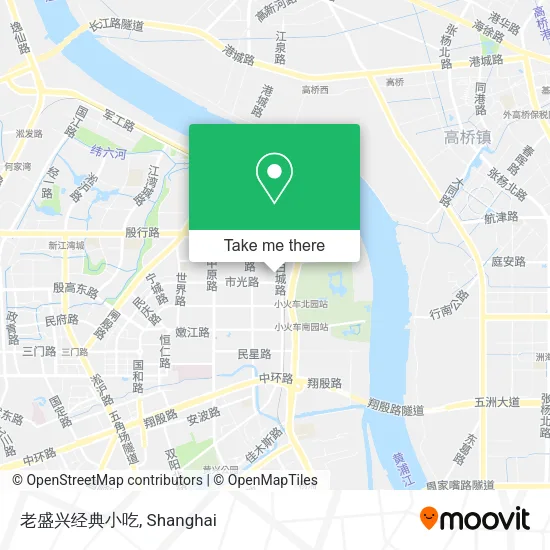 老盛兴经典小吃 map