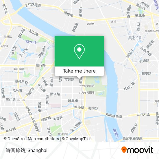 诗音旅馆 map