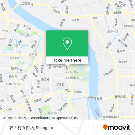 工农四村五街坊 map