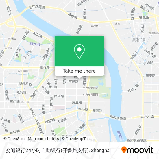 交通银行24小时自助银行(开鲁路支行) map