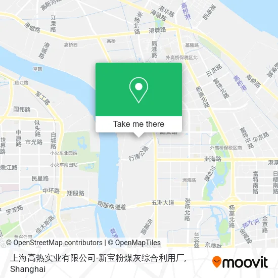 上海高热实业有限公司-新宝粉煤灰综合利用厂 map