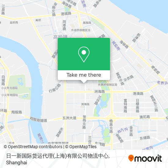 日一新国际货运代理(上海)有限公司物流中心 map