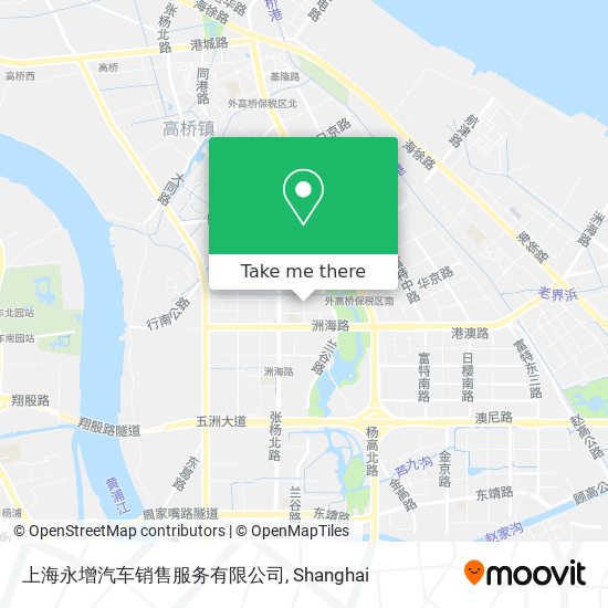 上海永增汽车销售服务有限公司 map