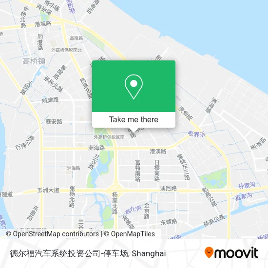 德尔福汽车系统投资公司-停车场 map
