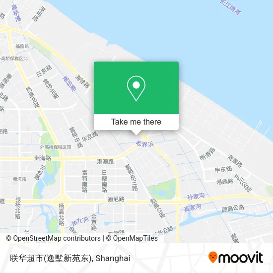 联华超市(逸墅新苑东) map