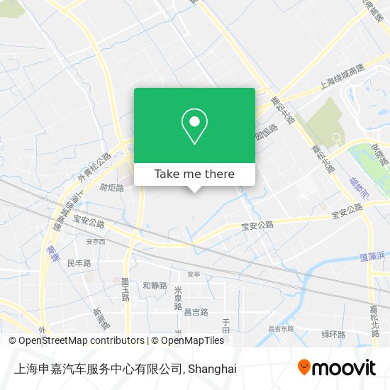 上海申嘉汽车服务中心有限公司 map