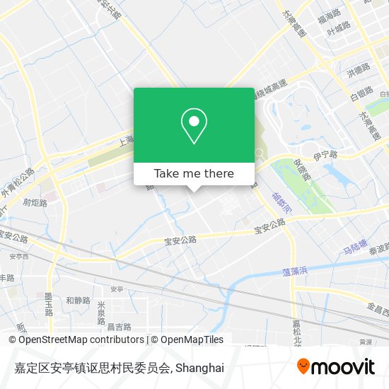 嘉定区安亭镇讴思村民委员会 map
