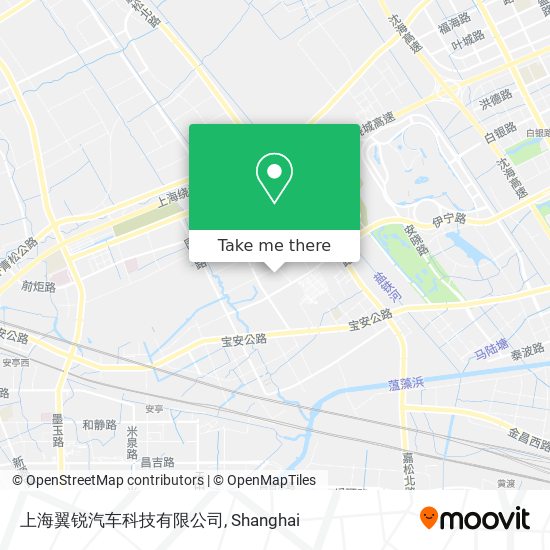 上海翼锐汽车科技有限公司 map