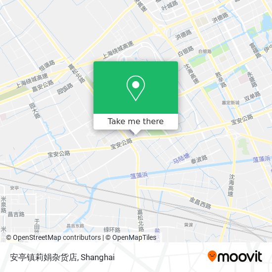 安亭镇莉娟杂货店 map