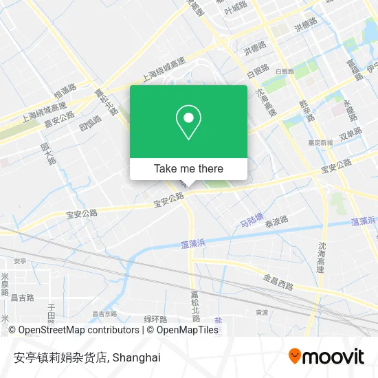 安亭镇莉娟杂货店 map