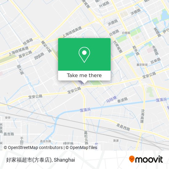 好家福超市(方泰店) map