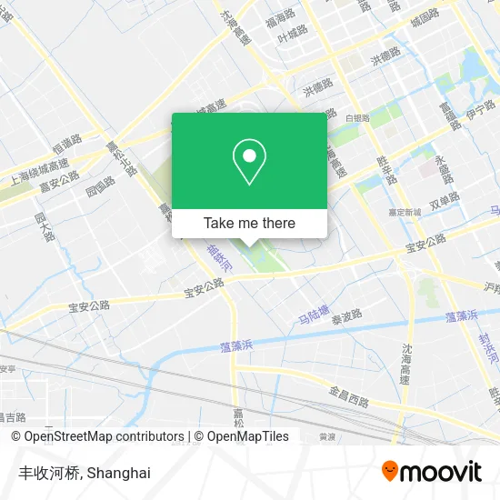 丰收河桥 map