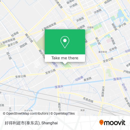 好得利超市(泰东店) map