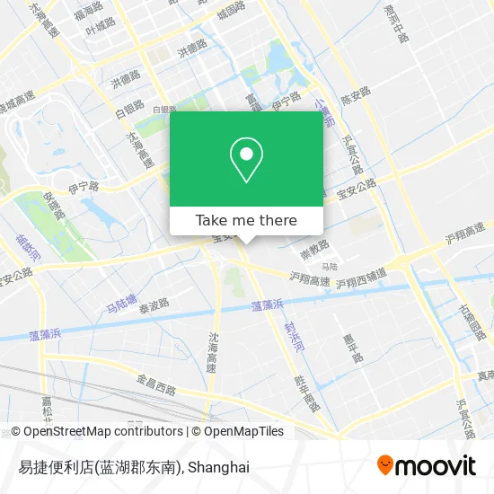 易捷便利店(蓝湖郡东南) map