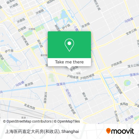 上海医药嘉定大药房(和政店) map